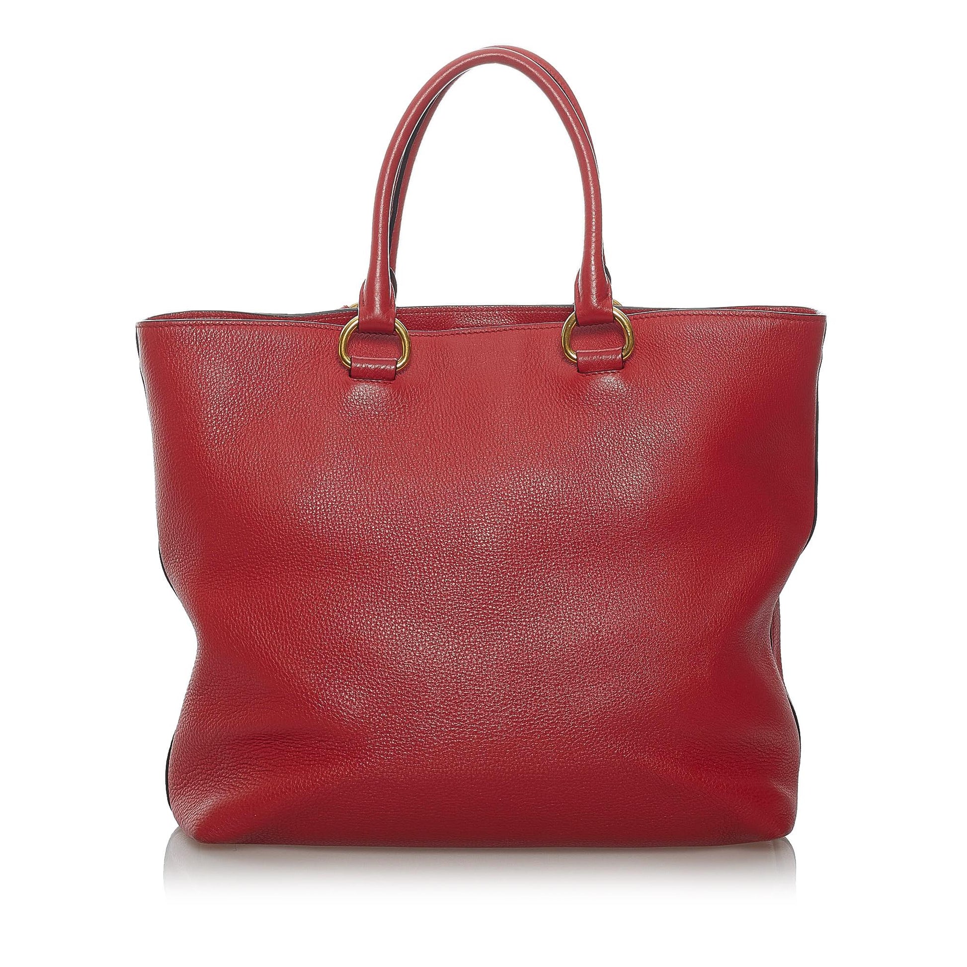 Prada Daino Tote Bag Shg Vitello Bag Shg 29806