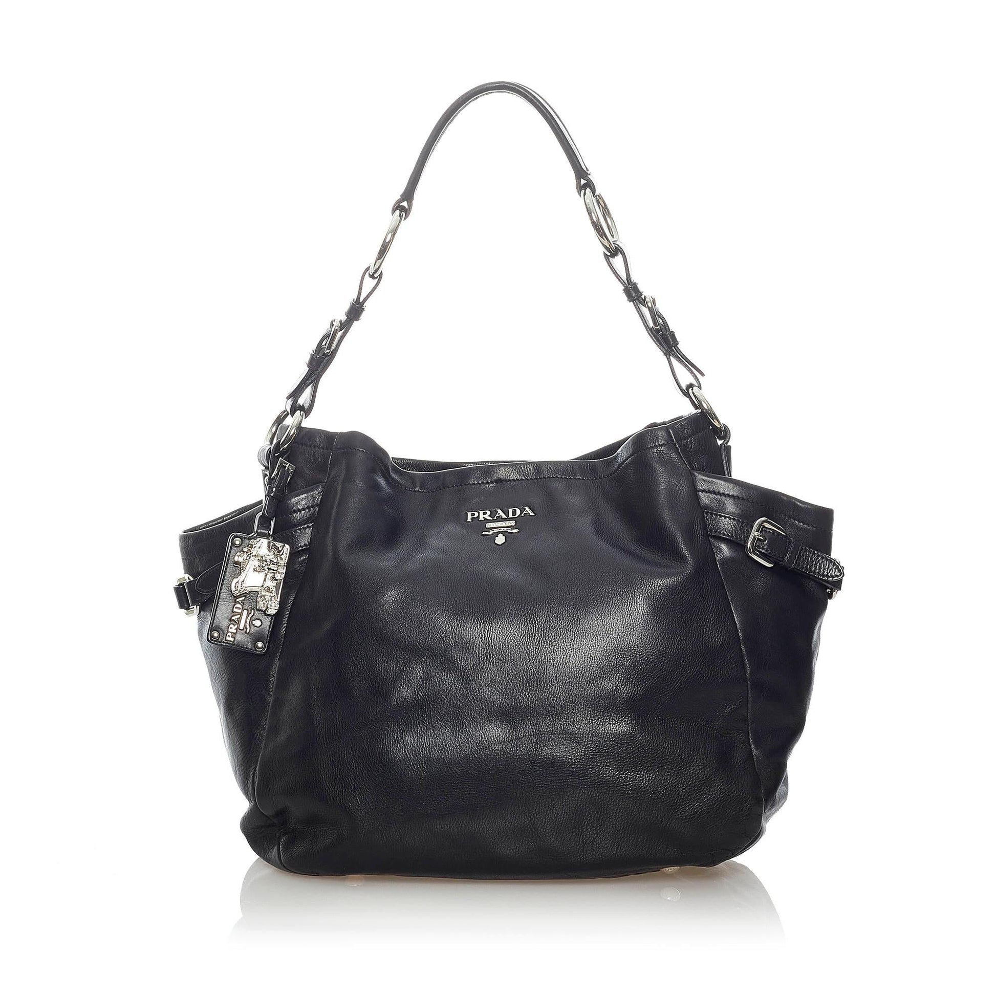 Prada Daino Tote Bag Shg Vitello Bag Shg 30850