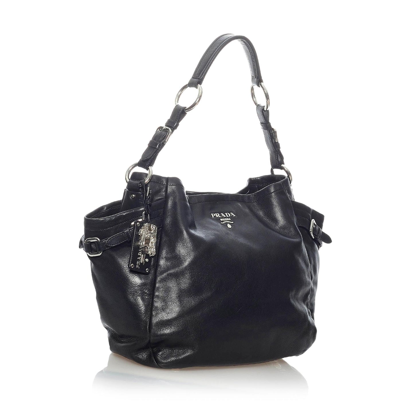 Prada Daino Tote Bag Shg Vitello Bag Shg 30850
