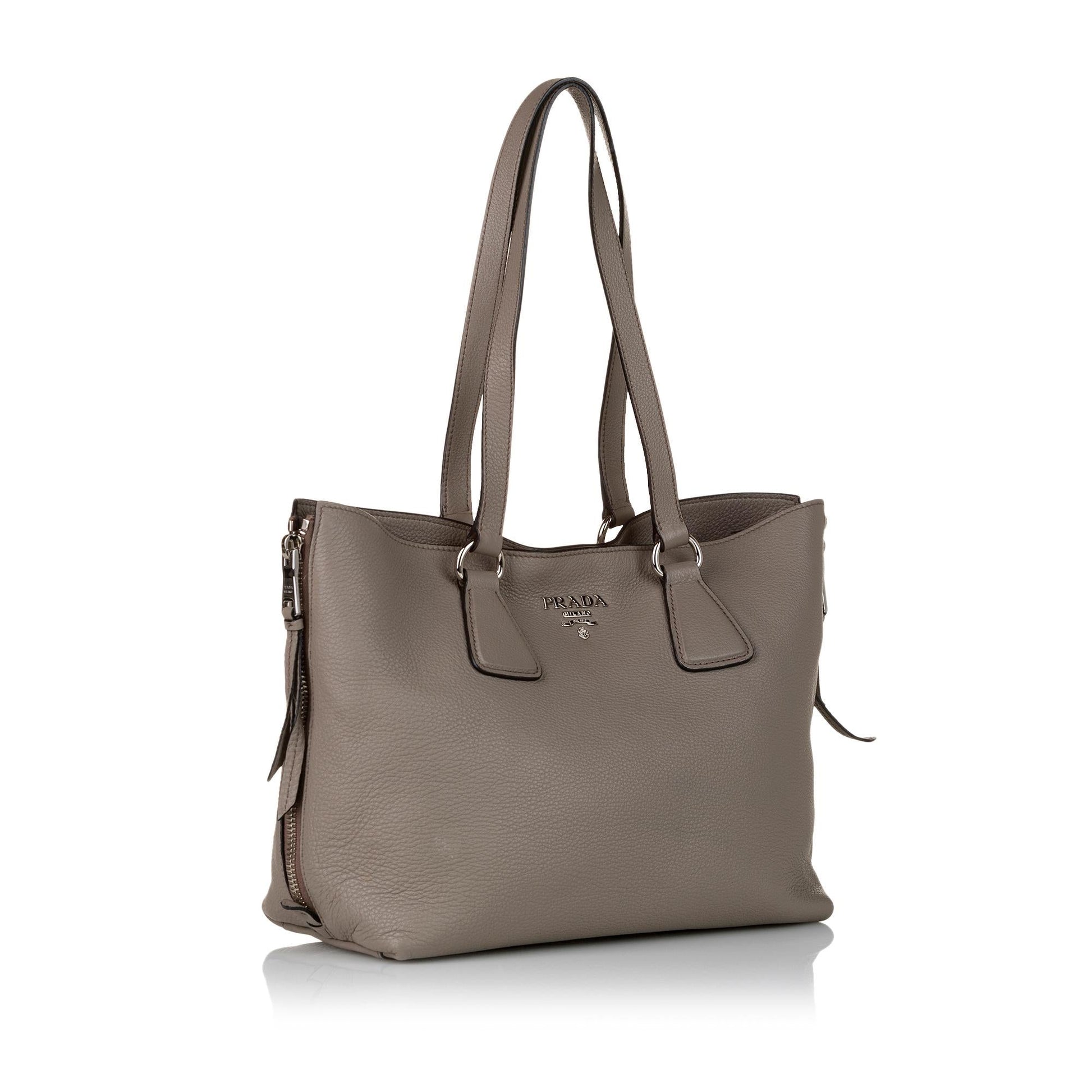 Prada Daino Tote Bag Shg Vitello Bag Shg 31343