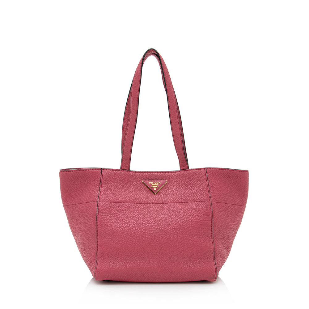 Prada Daino Tote Shf Vitello Tote Bag