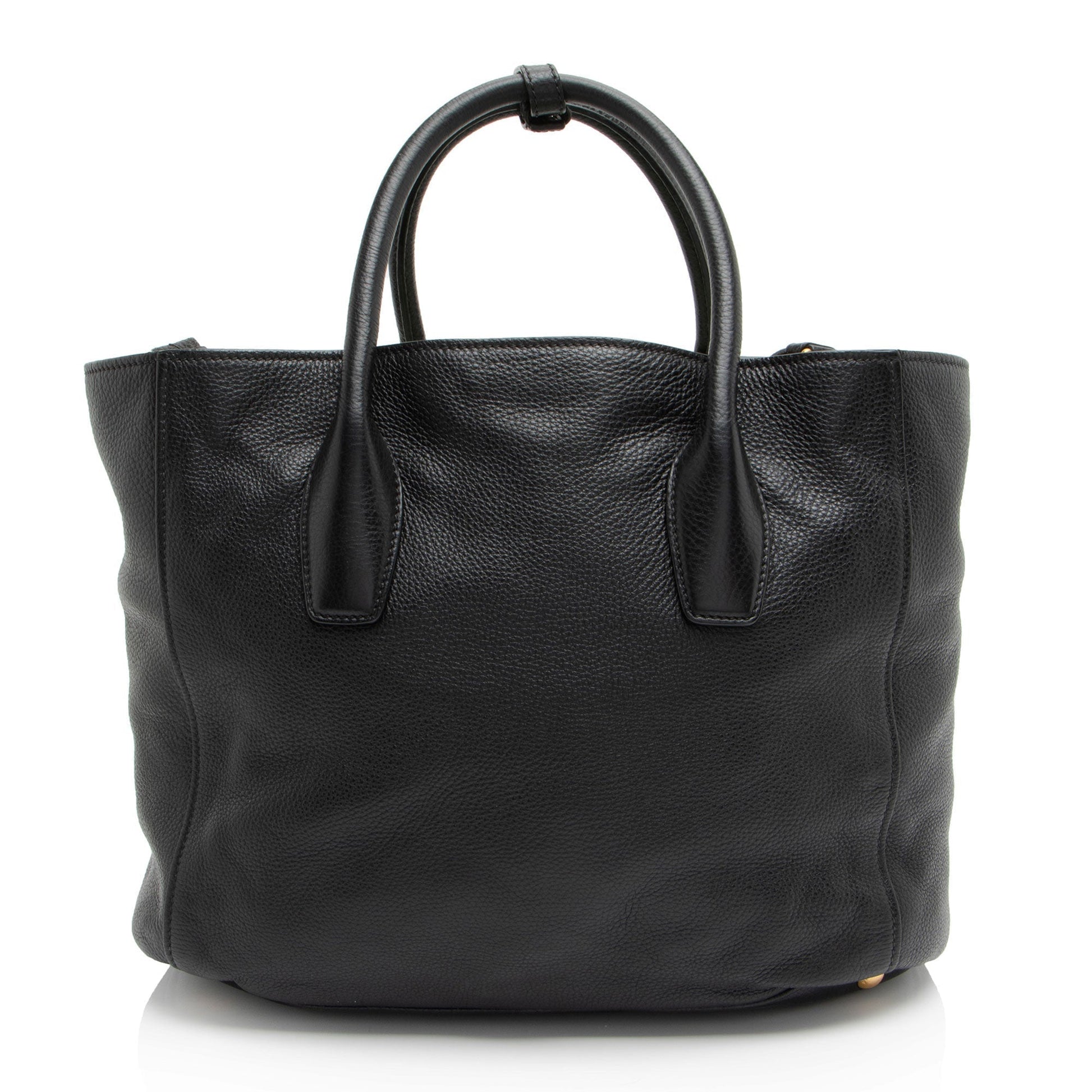 Prada Daino Open Tote Vitello Large Tote Bag