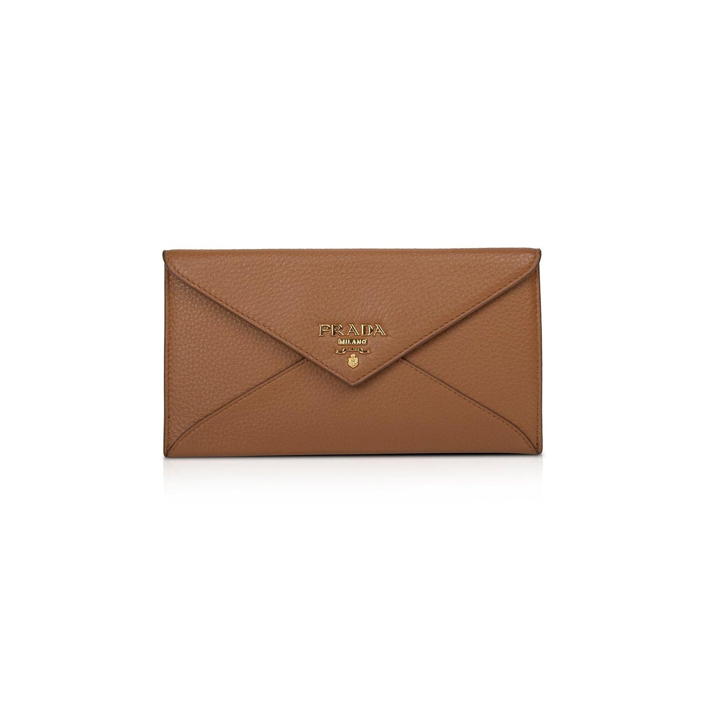 Prada Vitello Grain Envelope Clutch Handbag Leather Clutch Bag