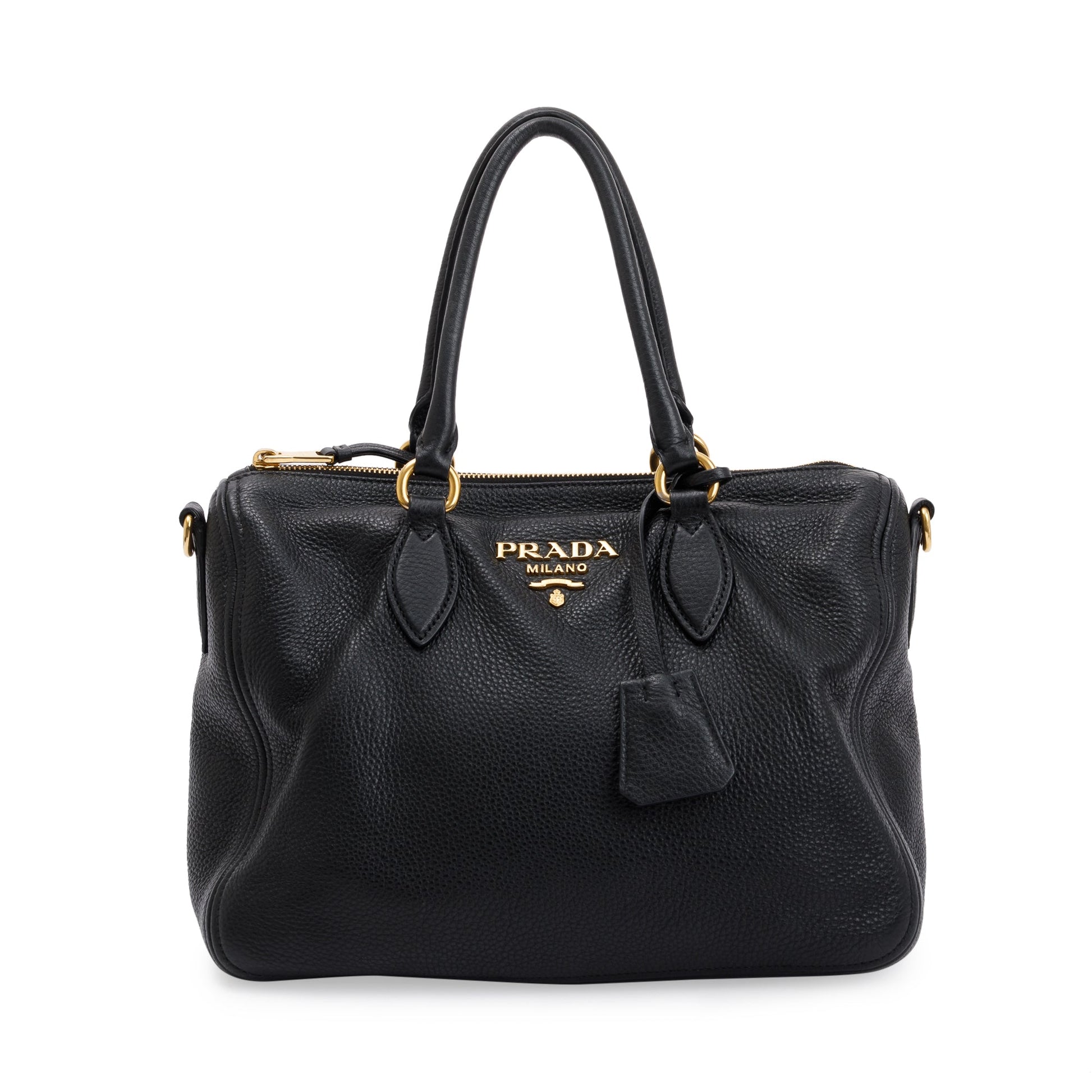 Prada Vitello Phenix Bauletto Bag Travel Bag