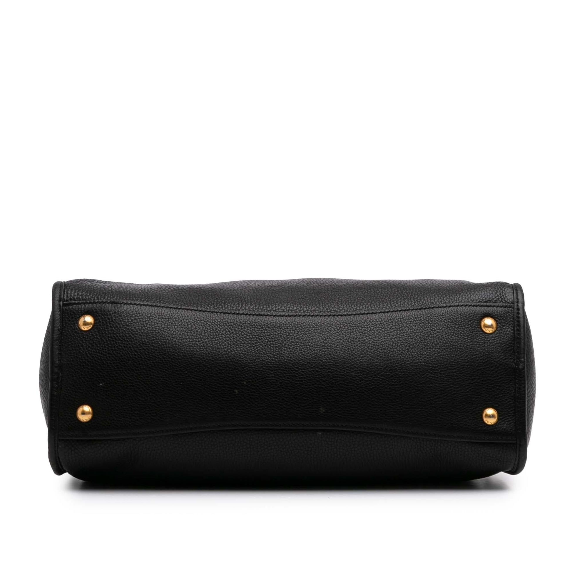 Prada Phenix Convertible Satchel Vitello Satchel Bag