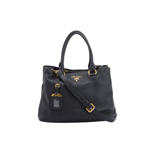 Prada Vitello Phenix Convertible Tote Handbag Tote Bag