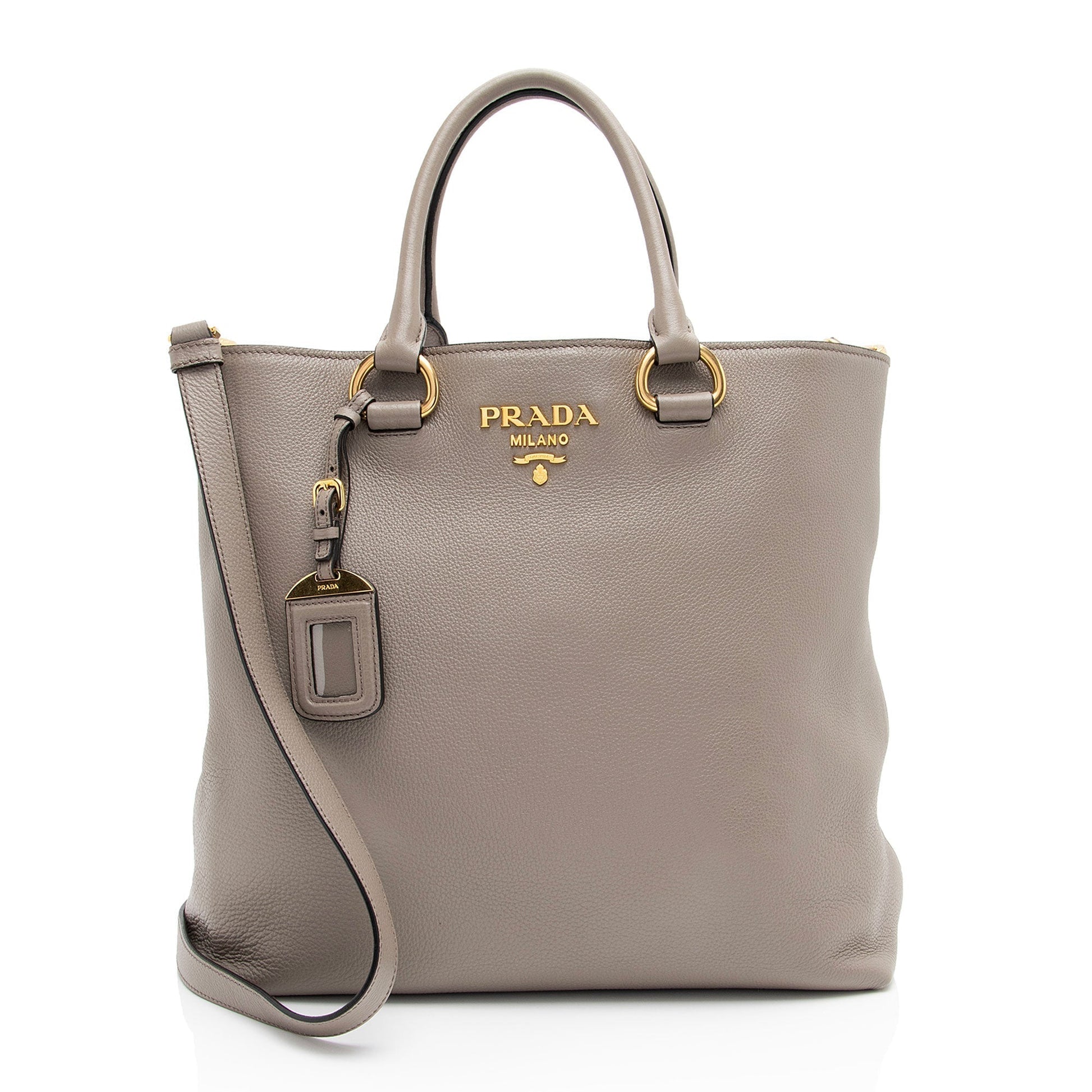 Prada Phenix Tall Tote Shf Xqinw4 Vitello Tote Bag