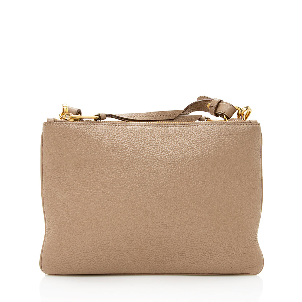 Prada Phenix Double Crossbody Bag Shf Vitello Zip