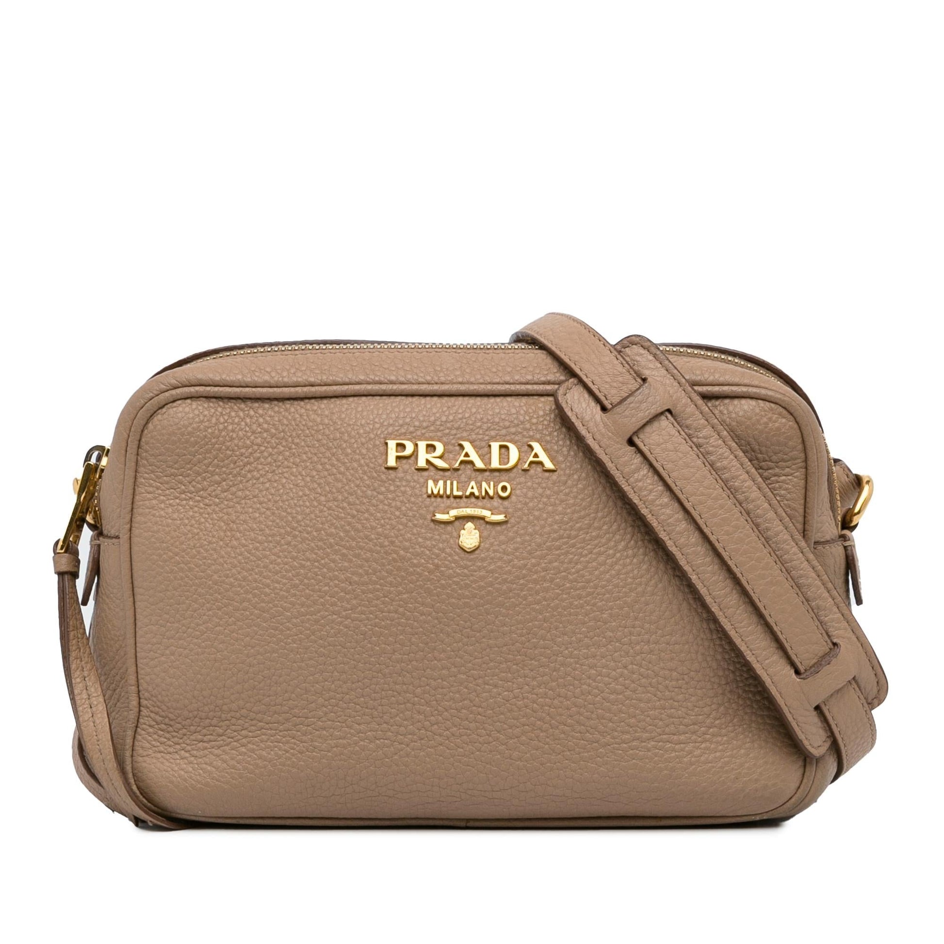 Prada Phenix Double Shg Jaxnez Crossbody Bag Vitello Zip