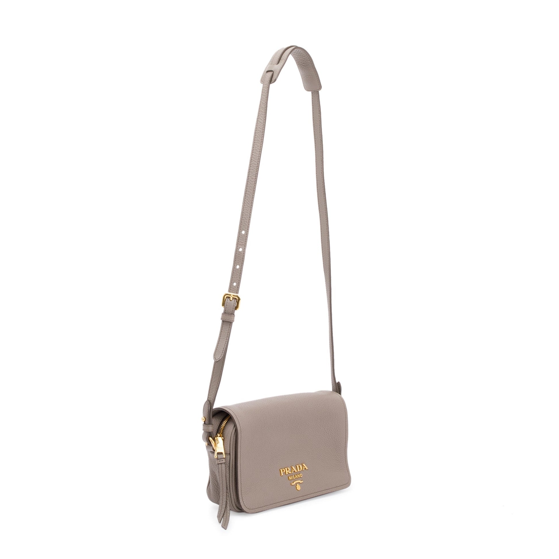 Prada Vitello Phenix Crossbody Bag Flap