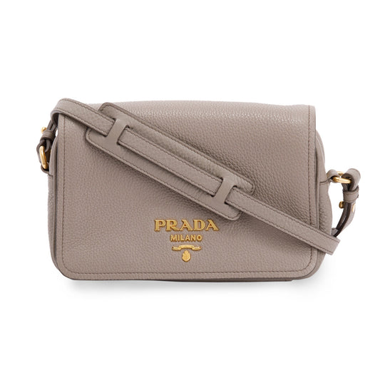Prada Vitello Phenix Crossbody Bag Flap