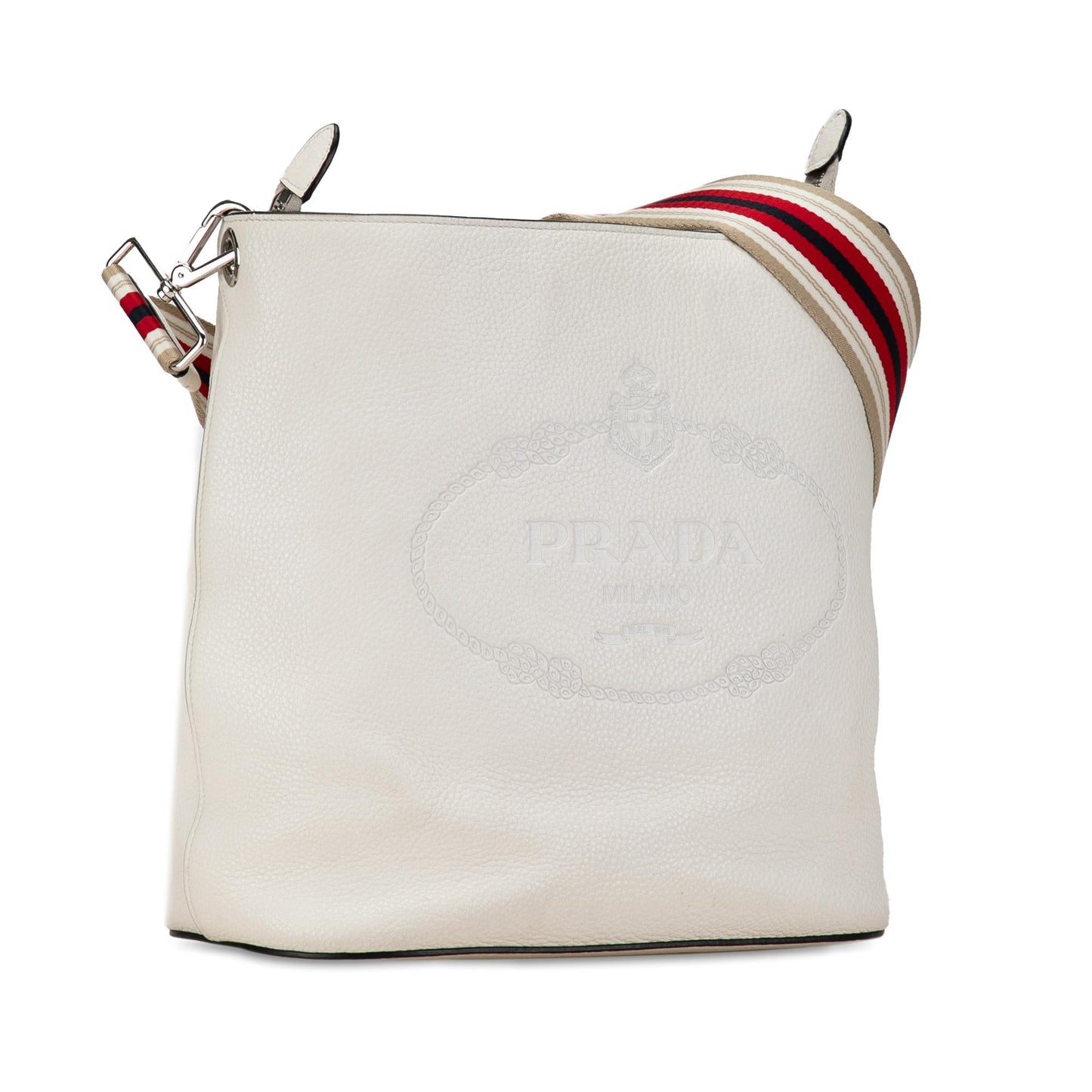 Prada Phenix Bag Shg Hrfqdm Vitello Logo Bucket Shoulder Bag