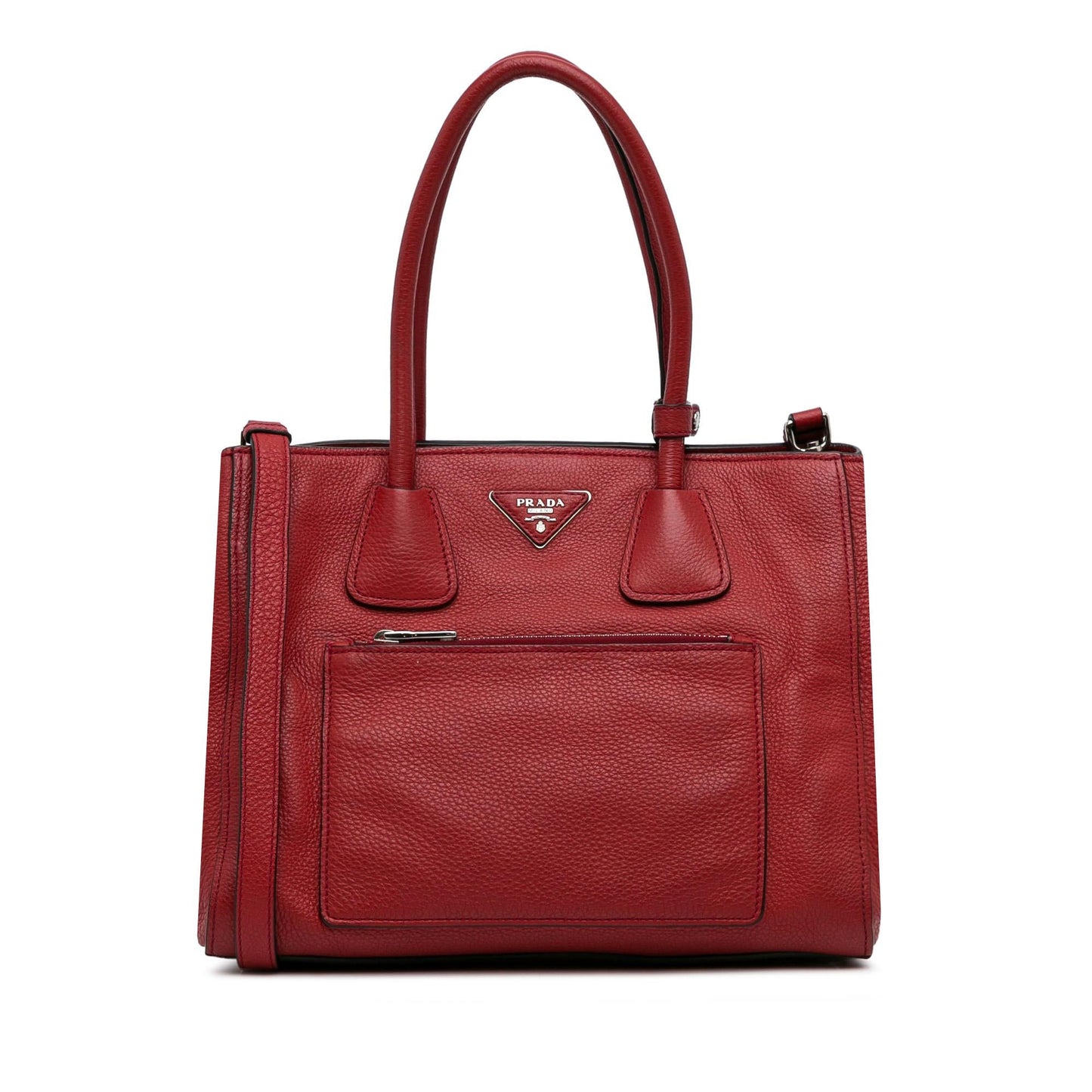 Prada Phenix Pocket Satchel Shg Mtdueh Vitello Satchel Bag