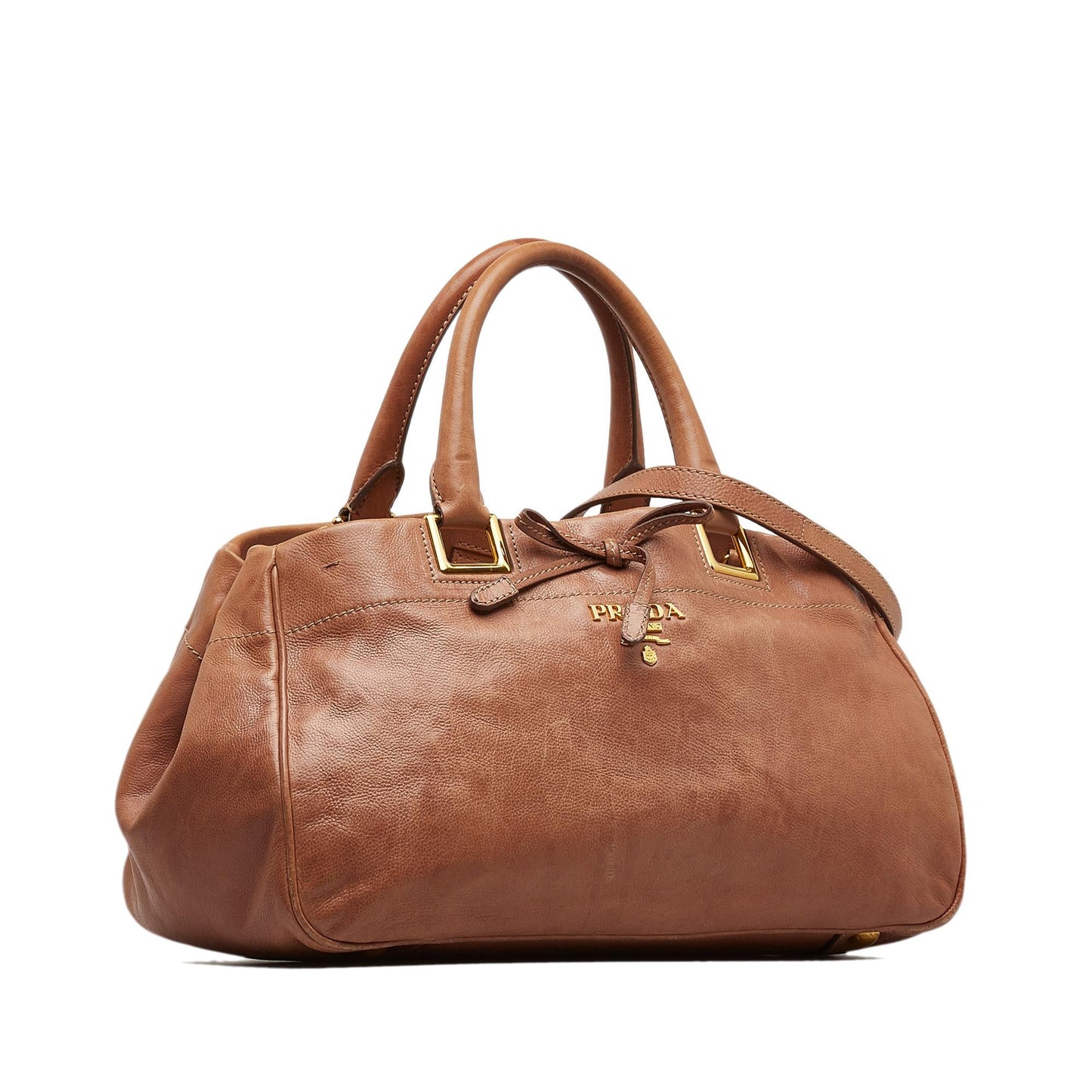 Prada Ribbon Satchel Shg Buxzsh Vitello Satchel Bag