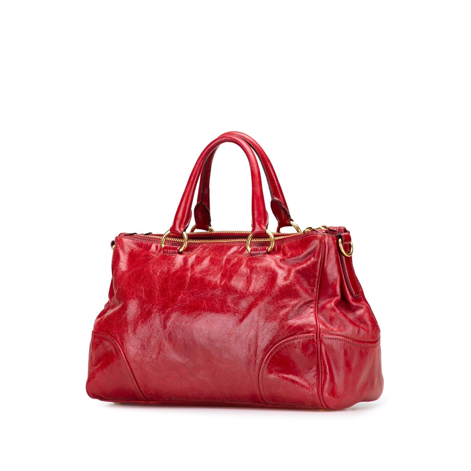 Prada Shine Bauletto Satchel Vitello Satchel Bag Bauletto Satchel 1