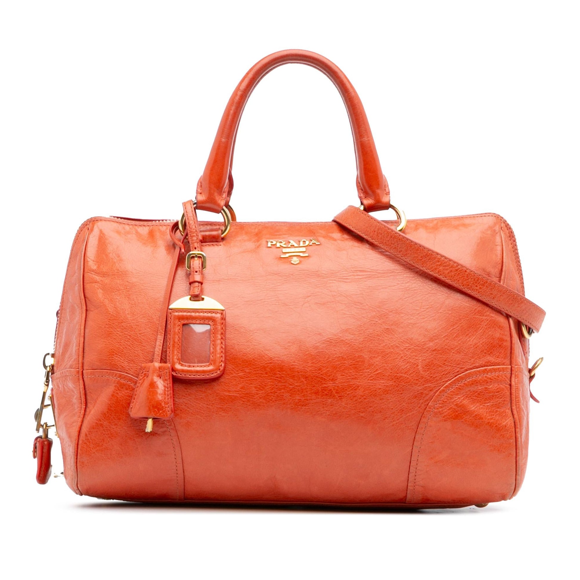 Prada Shine Bauletto Satchel Vitello Satchel Bag Bauletto Satchel 3