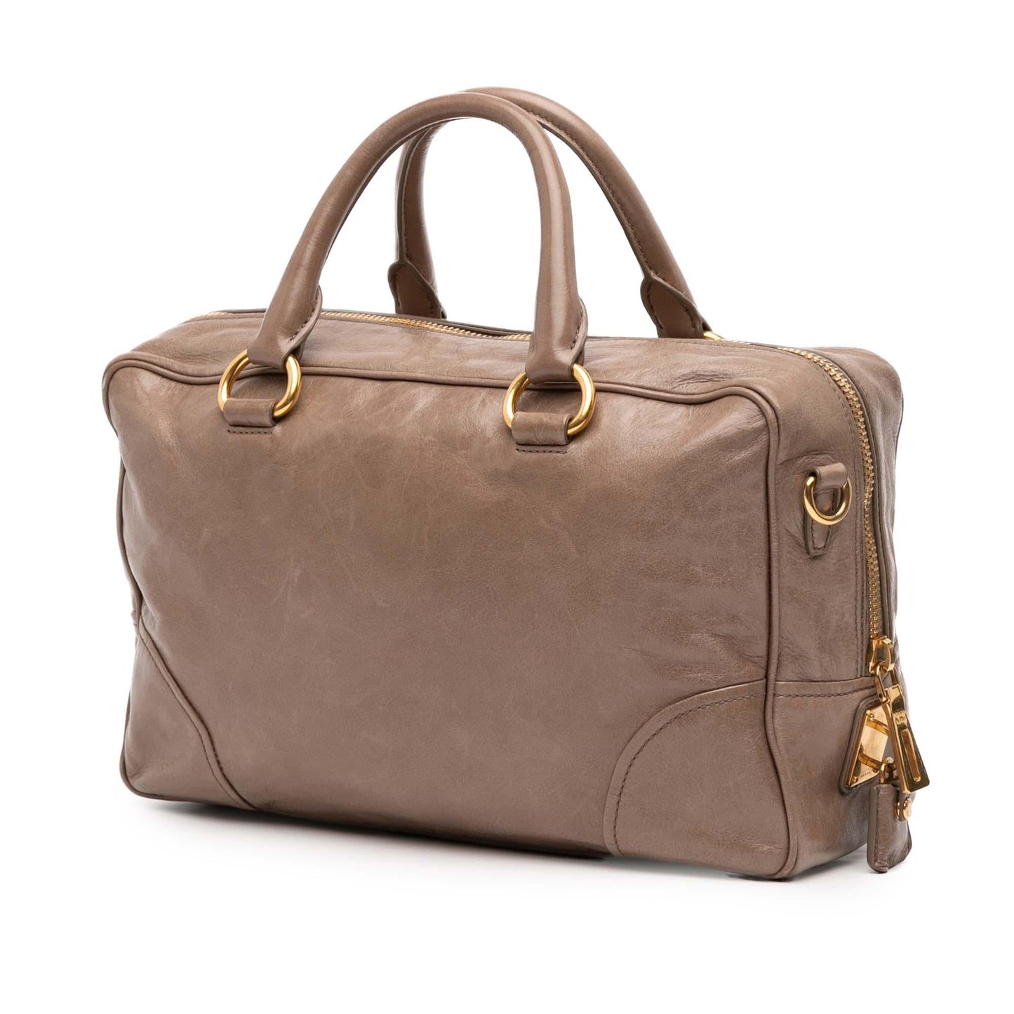Prada Shine Bauletto Satchel Vitello Satchel Bag Bauletto Satchel 2