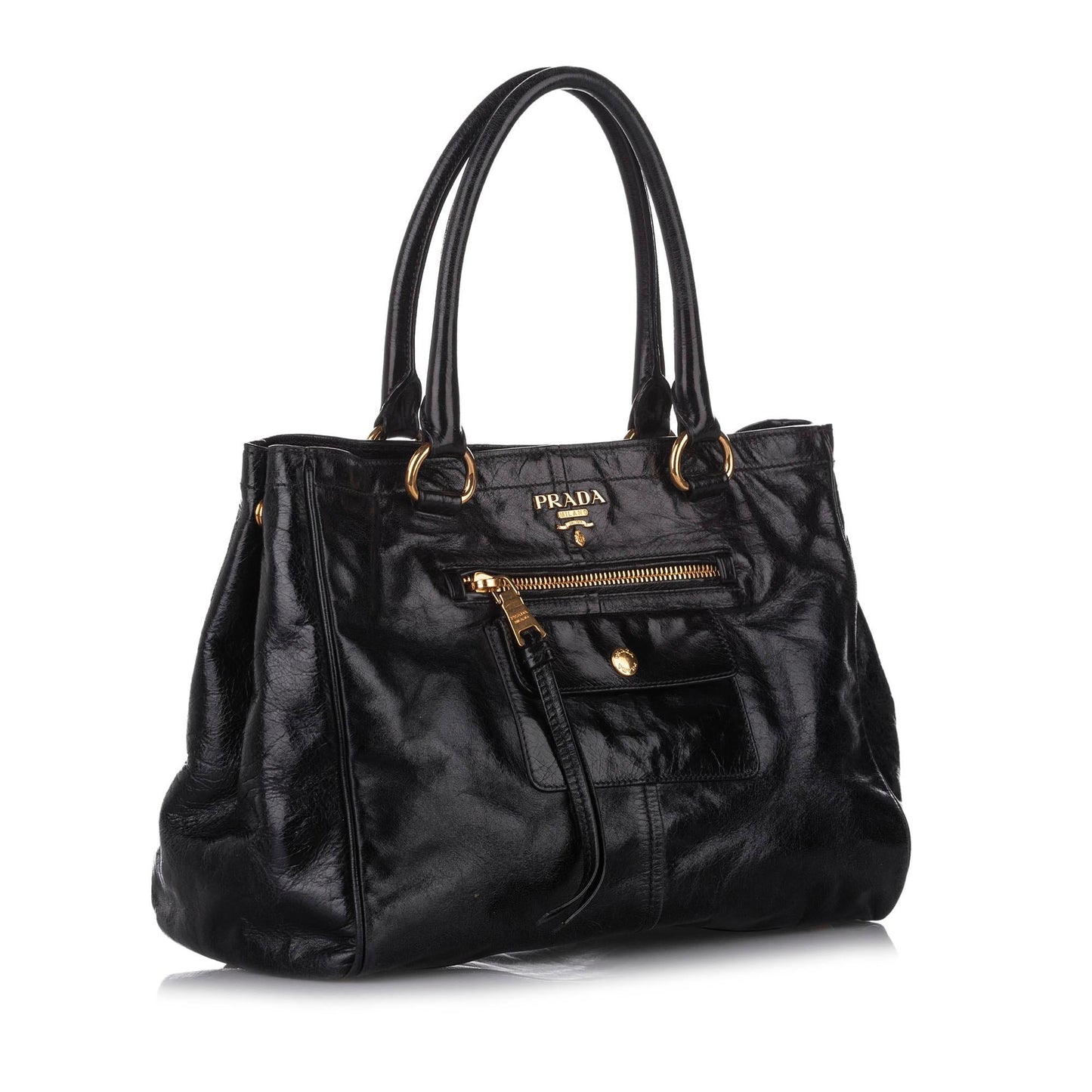 Prada Shine Satchel Shg Vitello Satchel Bag Satchel Shg 18699