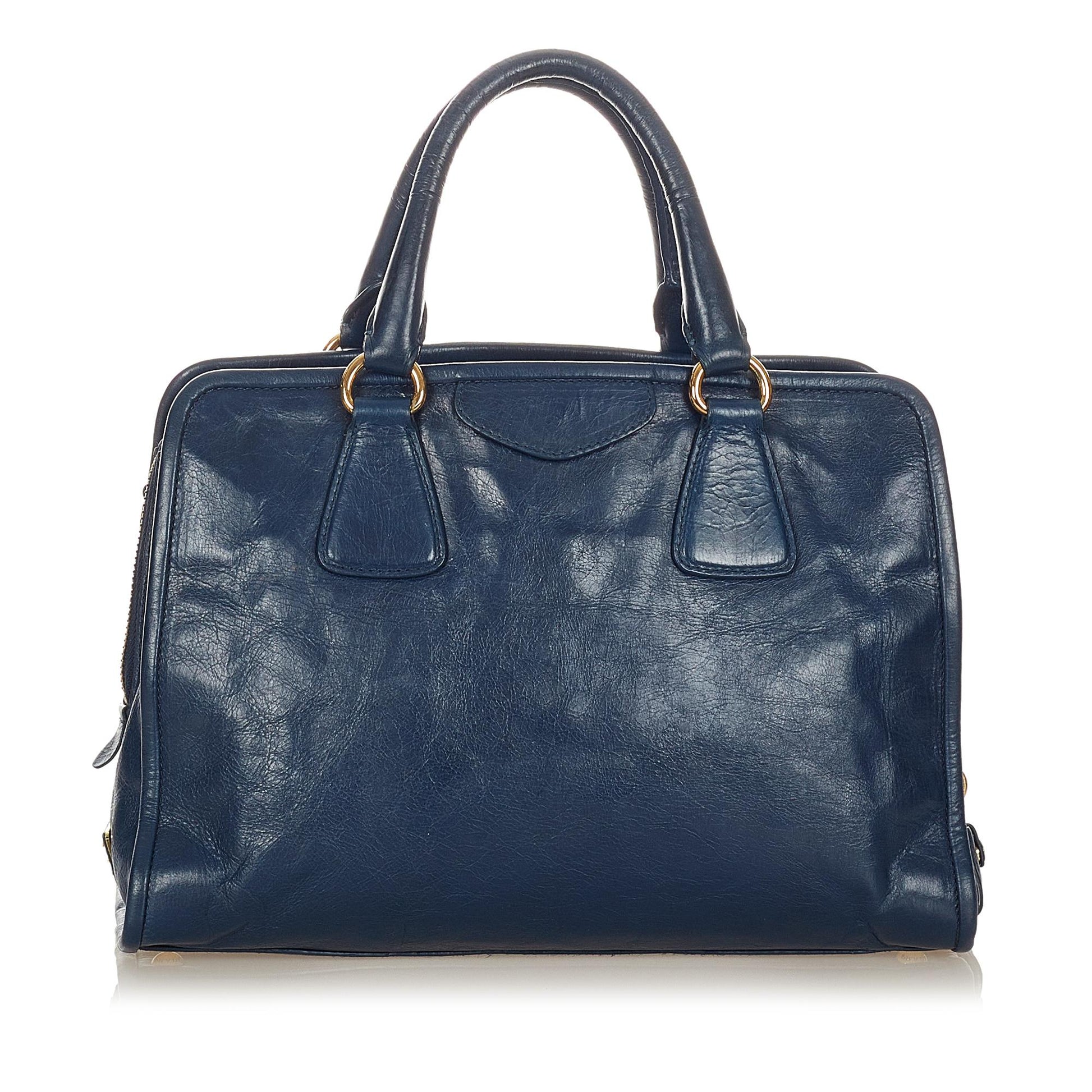 Prada Shine Satchel Shg Vitello Satchel Bag Satchel Shg 23790