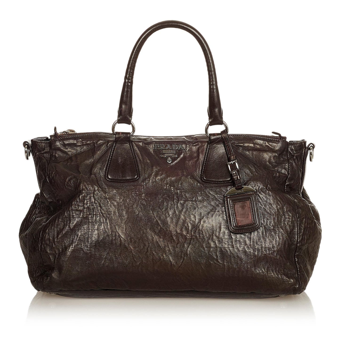 Prada Shine Satchel Shg Vitello Satchel Bag Satchel Shg 25404