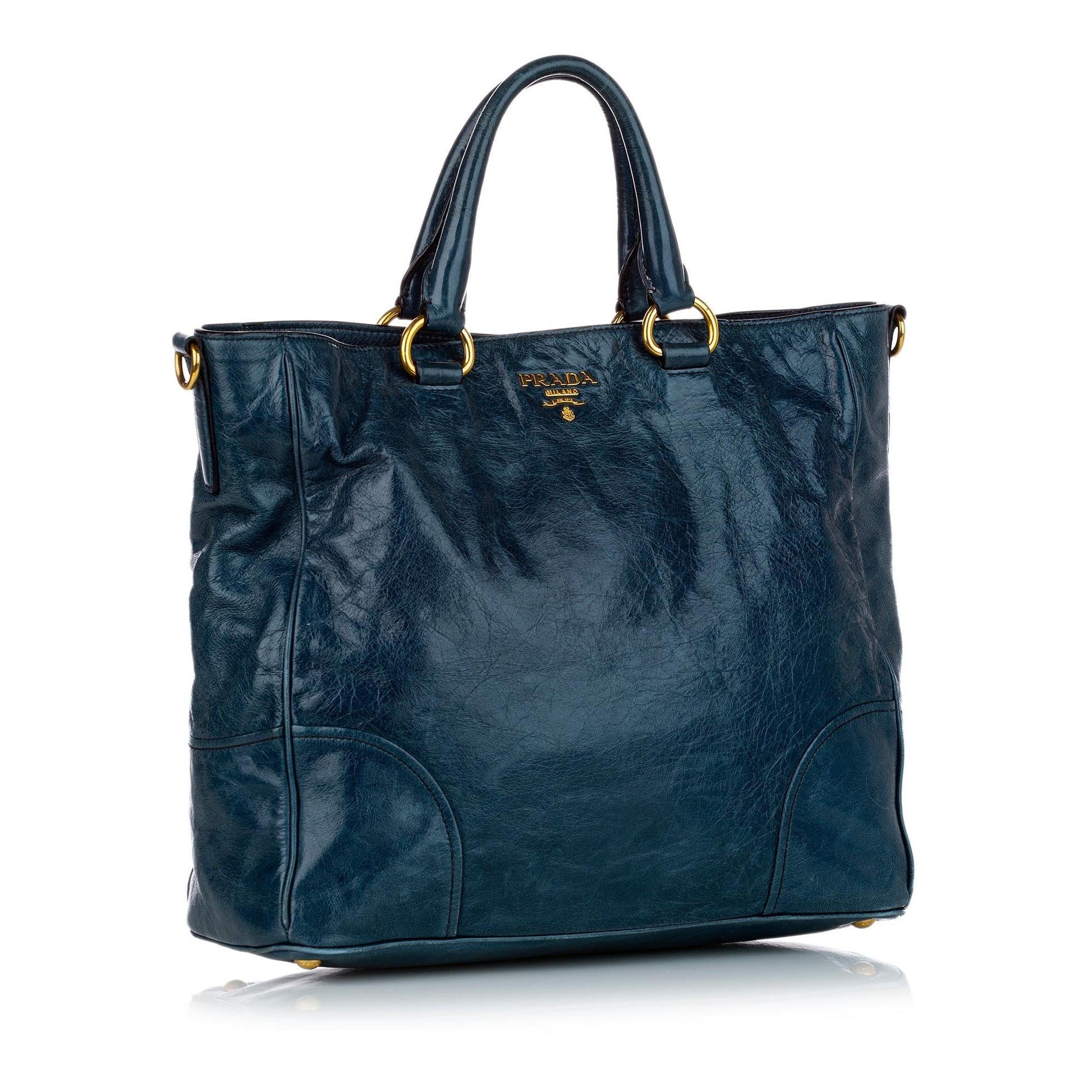Prada Shine Satchel Shg Vitello Satchel Bag Satchel Shg 27604