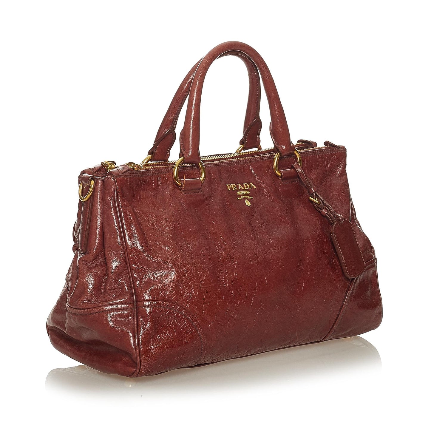 Prada Shine Satchel Shg Vitello Satchel Bag Satchel Shg 27630