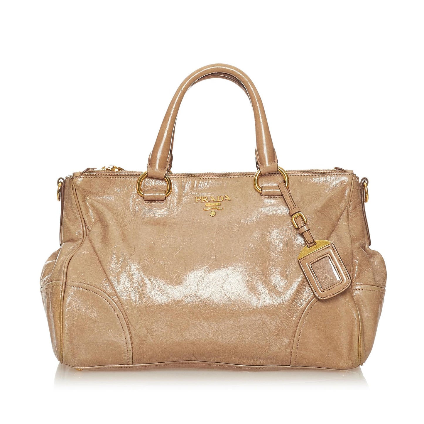 Prada Shine Satchel Shg Vitello Satchel Bag Satchel Shg 27635