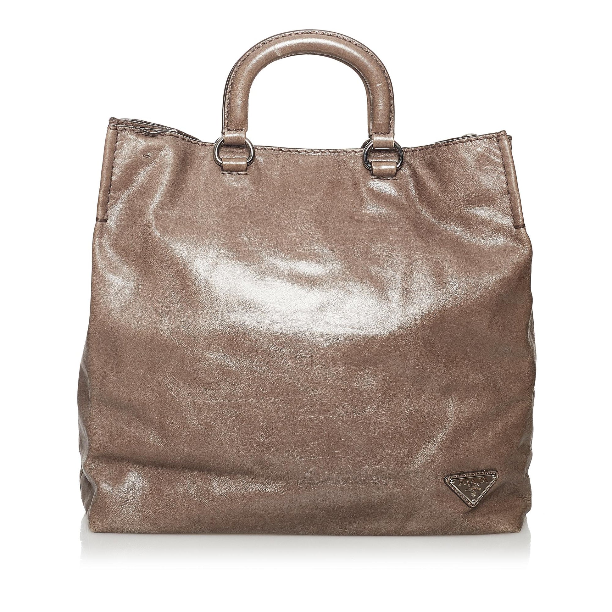 Prada Shine Satchel Shg Vitello Satchel Bag Satchel Shg 30859