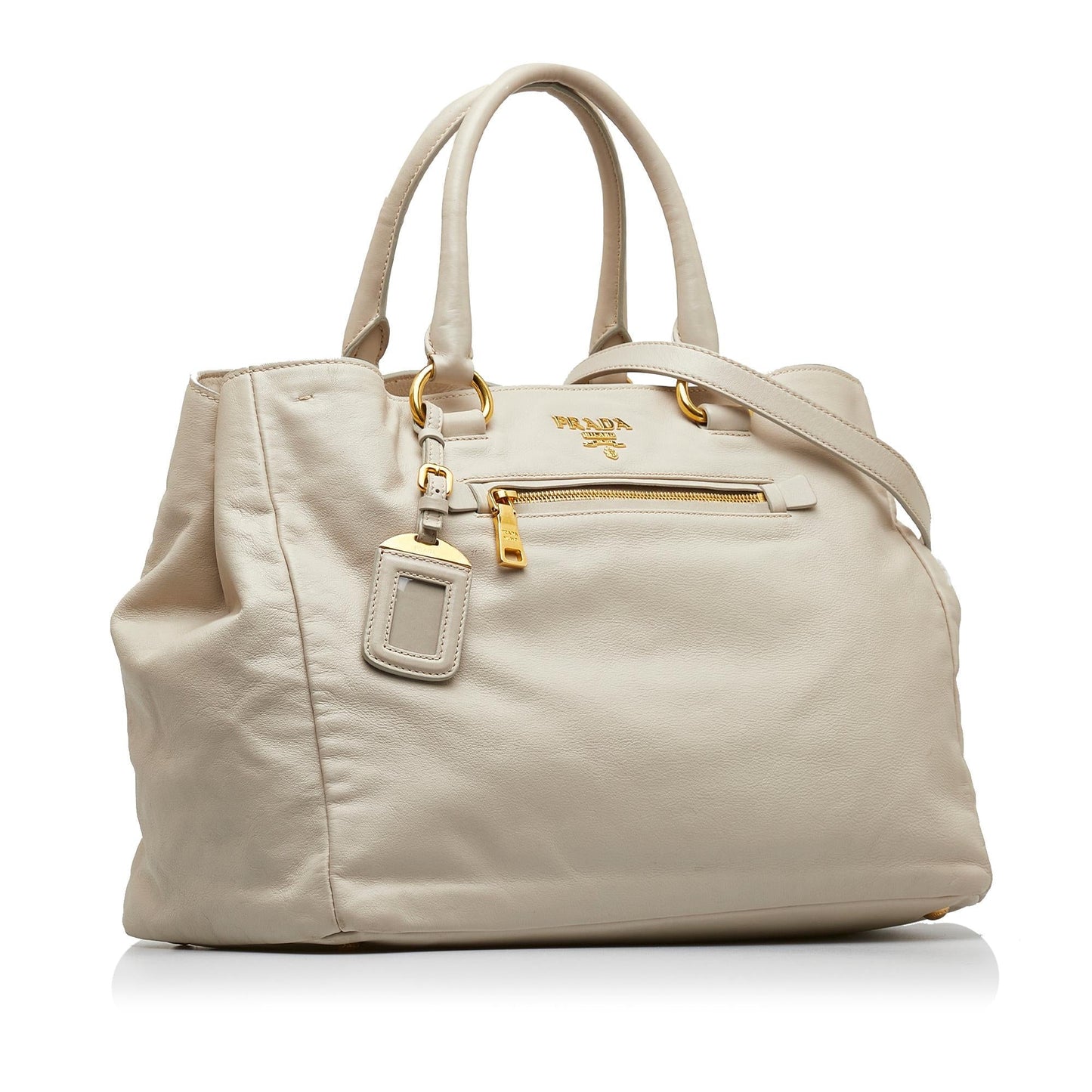 Prada Shine Satchel Shg Kzez3S Vitello Satchel Bag