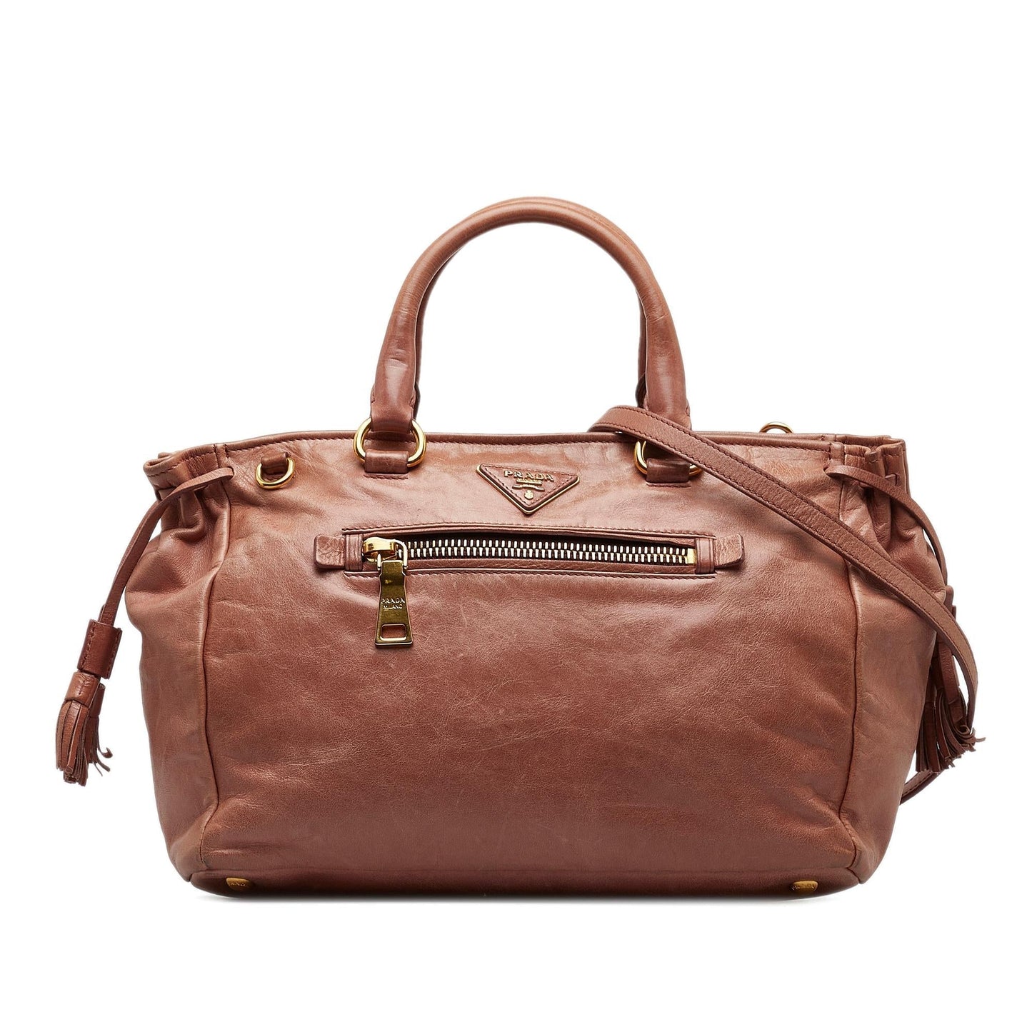 Prada Shine Satchel Shg Zy7Q9L Vitello Satchel Bag