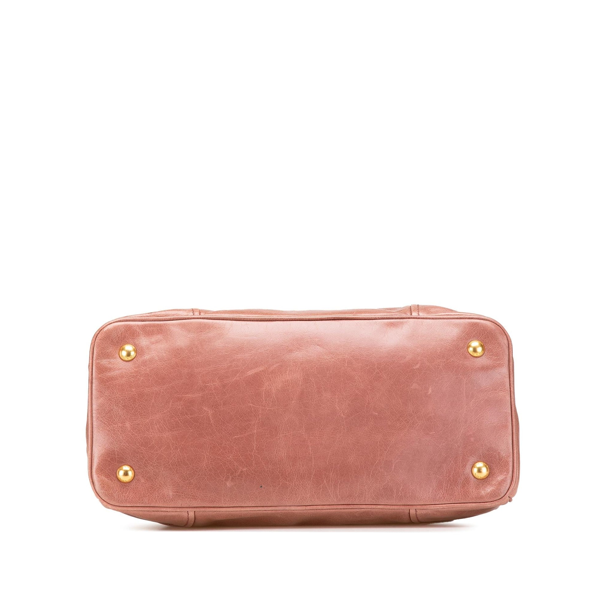 Prada Shine Satchel Vitello Satchel Bag Shine Satchel 1