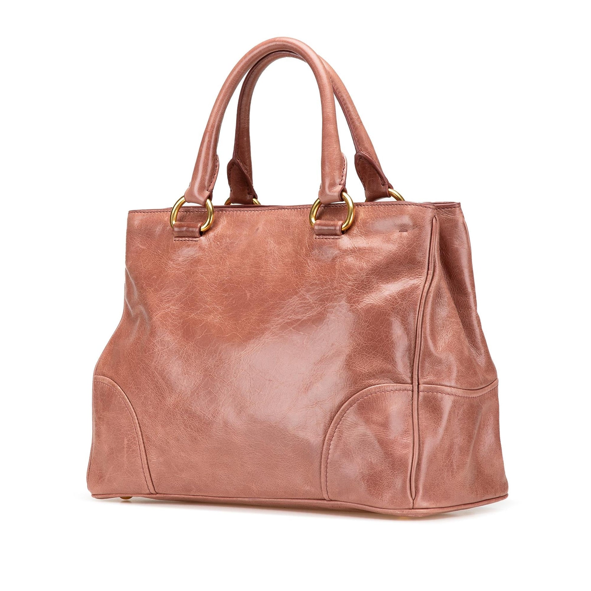 Prada Shine Satchel Vitello Satchel Bag Shine Satchel 1