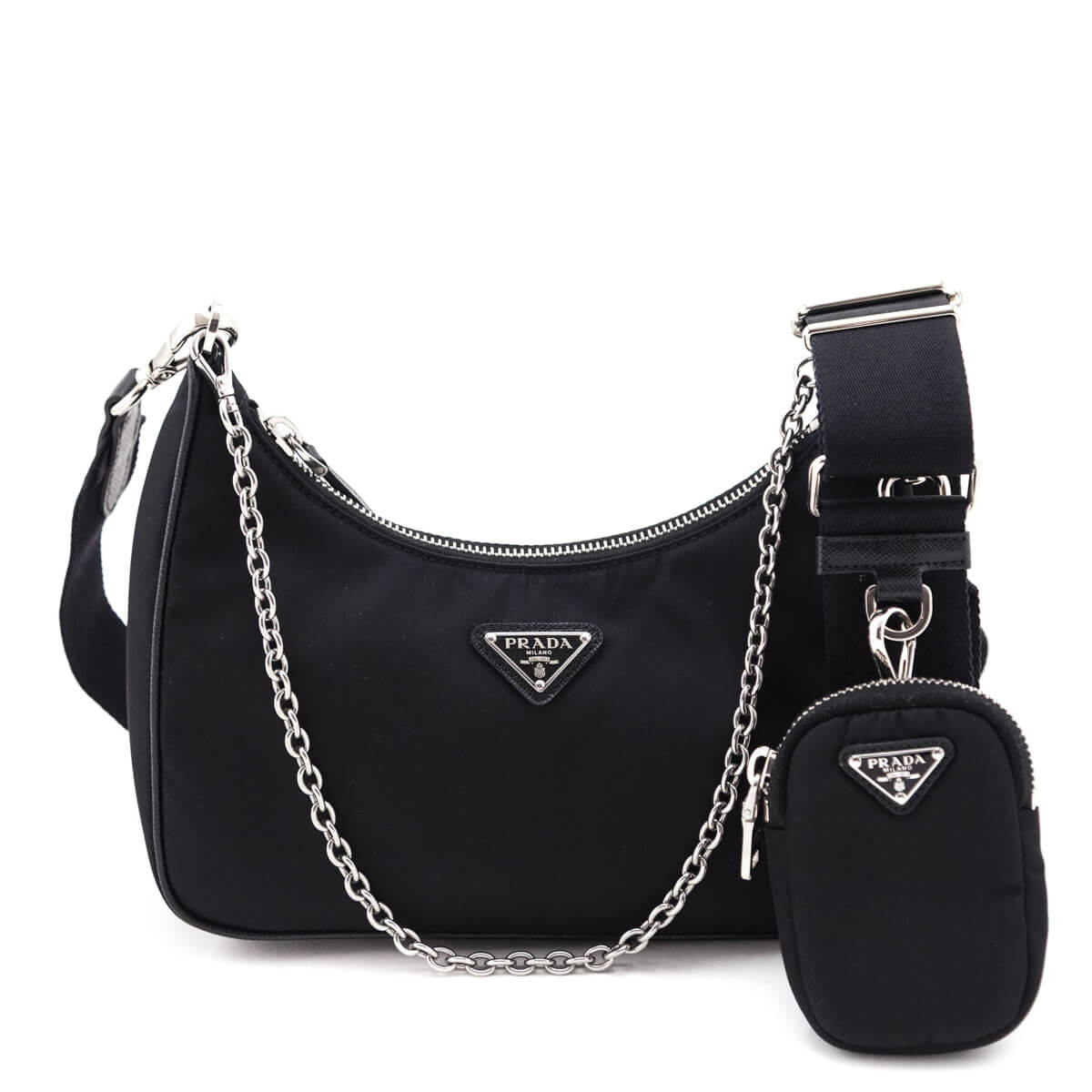 Prada Handbag Re-Edition Bag Nylon Black