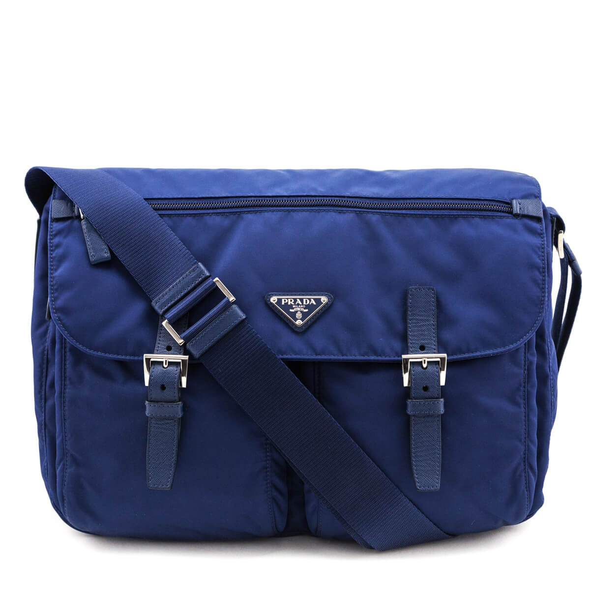Prada Handbag Royal Vela Messenger Shoulder Bag Nylon Medium