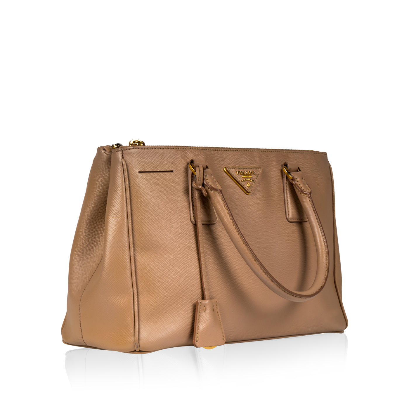 Prada Galleria Nude Tote Bag