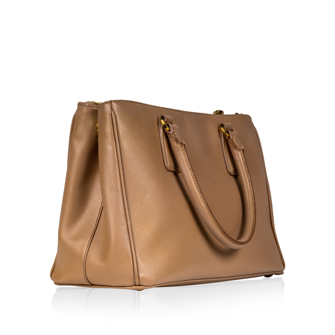 Prada Galleria Nude Tote Bag
