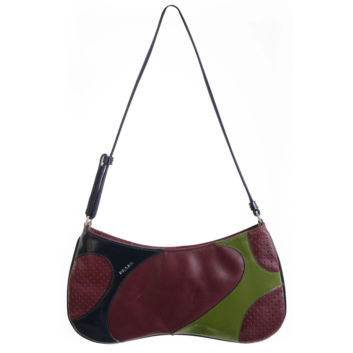 Prada Shoulder Bag SS 5 Leather Vitello Black