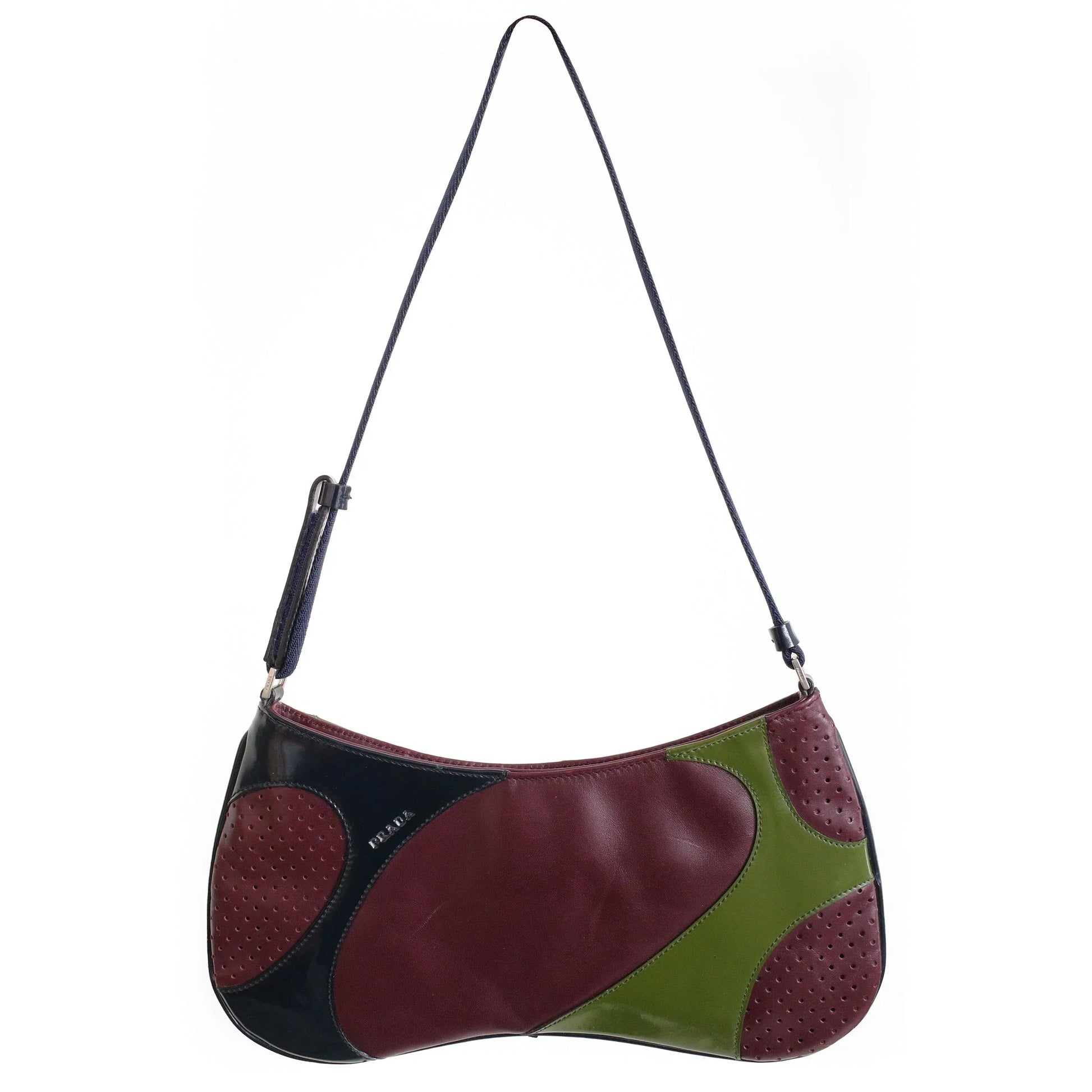 Prada Shoulder Bag SS 5 Leather Vitello Black