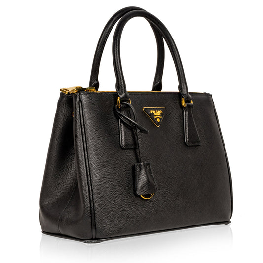 Prada Galleria Tote Bag Small Galleria Black Saffiano