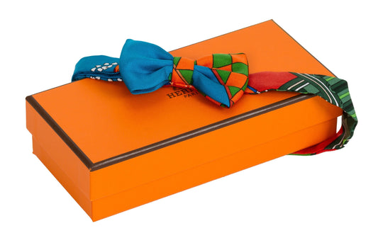 Hermes Multicolored Silk Papillon Bnib Handbag Travel Bag