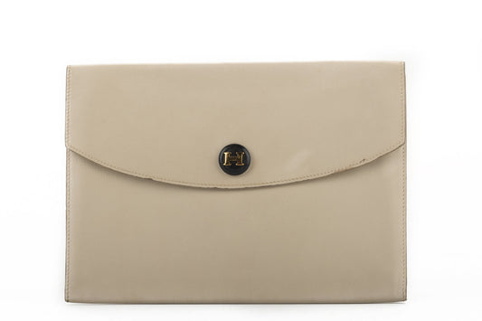 Hermes Off Box Calf Clutch White Clutch Bag