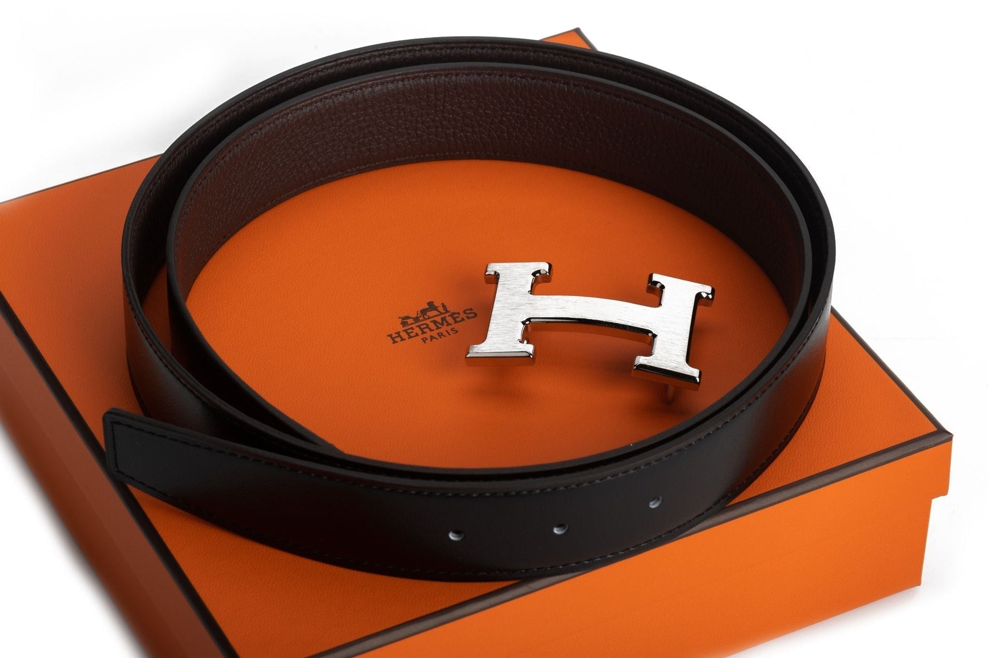 Hermes Reversible Bag Black Travel Bag