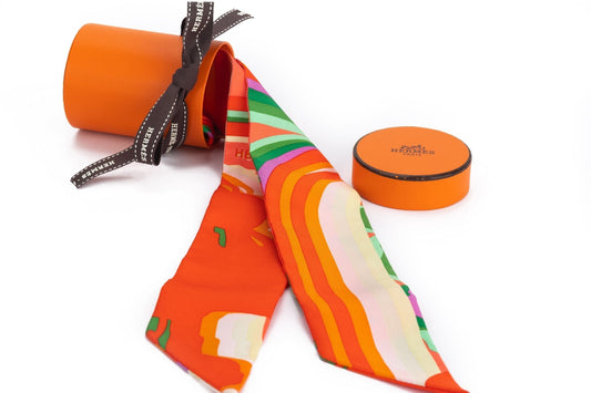 Hermes Brides De Gala Shadow Twilly Handbag Scarf
