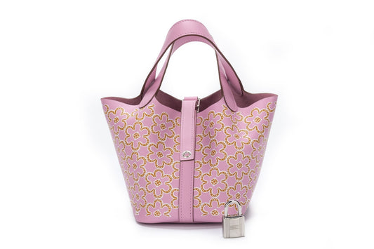 Hermes Micro Picotin Limited Edition Nib Handbag Travel Bag