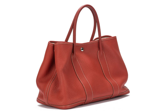 Hermes Garden Party Bag Sanguine Large Travel Bag