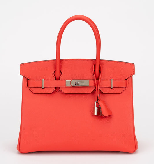 Hermes Birkin Rose Jaipur Epsom Bag Travel Bag