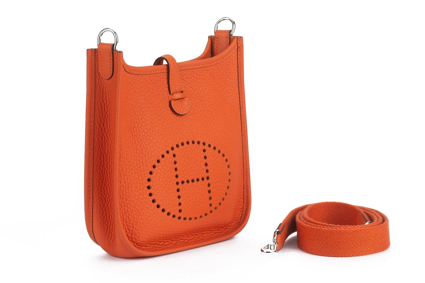 Hermes New Orange Evelyne Bag Mini Travel Bag