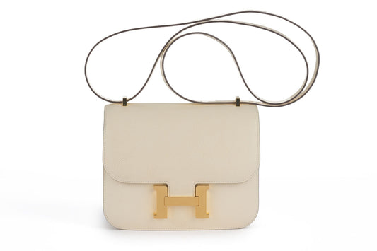 Hermes Constance Craie Handbag Mini Travel Bag
