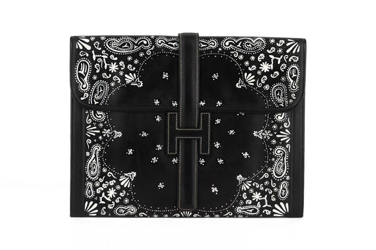 Hermes Box Jige Clutch Bandana Bag Black Clutch Bag Bag Her041707It