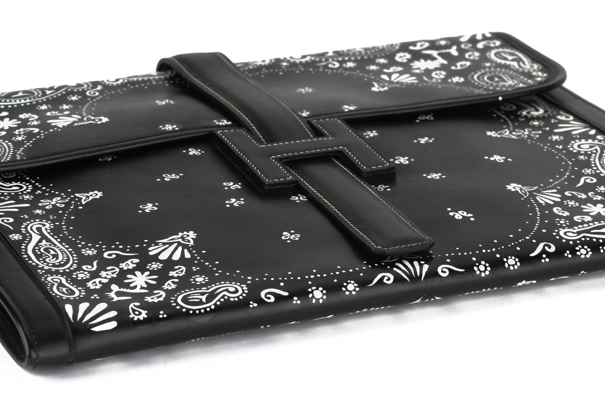 Hermes Box Jige Clutch Bandana Bag Black Clutch Bag Bag Her041707It
